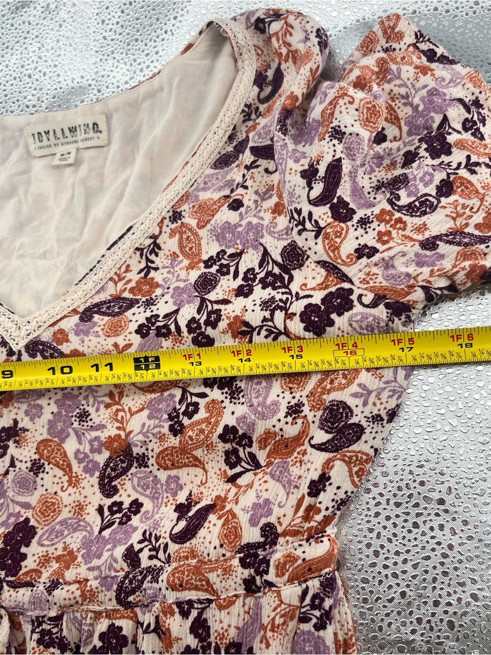 Idyllwind Fueled by Miranda Lambert Floral Paisley Dress Size M Boho Preppy - Picture 9 of 13